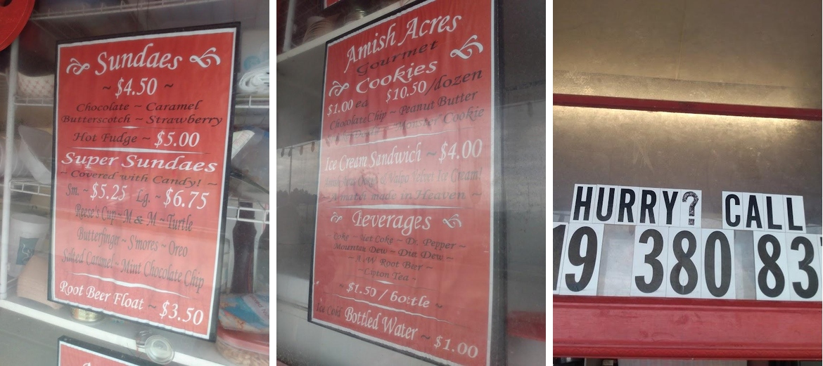 A Slice Of Heaven Menu